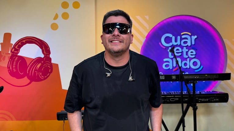 El artista pasó por Cuarteteando para palpitar su show en Forja.