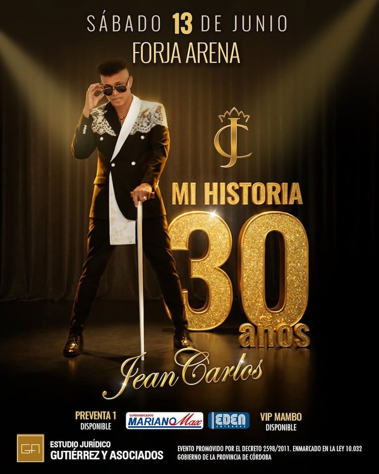 El artista prepara un gran festejo para su 30° aniversario.