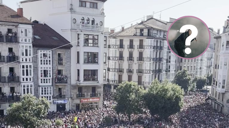 el artista sonó en la celebración de la Virgen Blanca en España y causó sensación
