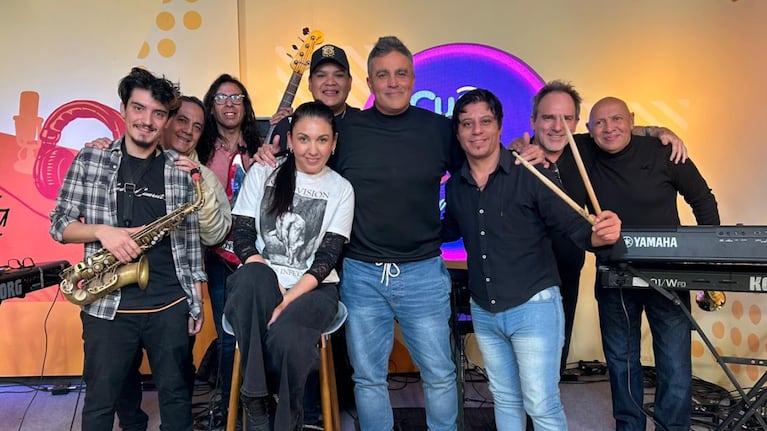 El artista visitó Cuarteteando con la Negra en la previa a La Noche de las Grandes Voces,