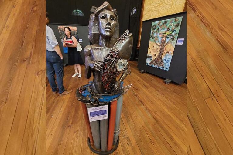 El "artivista" cordobés que ganó un premio con su obra sustentable