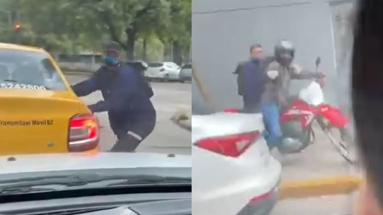 El asalto de los motochoros en la Cañada quedó filmado.