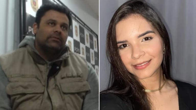 El asesino y la joven víctima.