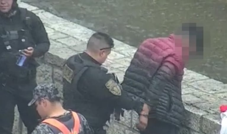 El atacante quiso escapar pero igual terminó arrestado.