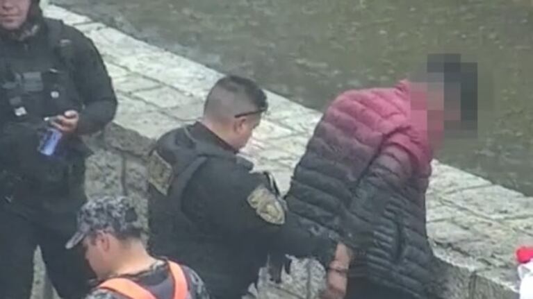 El atacante quiso escapar pero igual terminó arrestado.