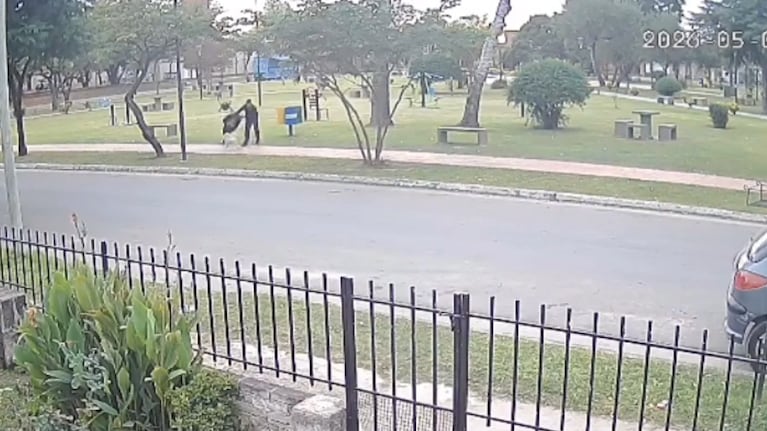 El ataque del ladrón fue este sábado a las 8:30 en una plaza de Alta Gracia.