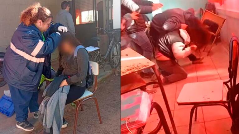 El ataque se produjo dentro del aula.