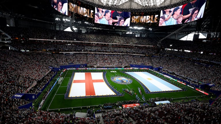 El Atlanta Stadium, desbordado por Argentina-Inglaterra. REUTERS/Lee Smith