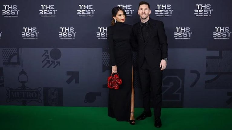 El atuendo de Antonela Roccuzzo en la gala de los premios The Best