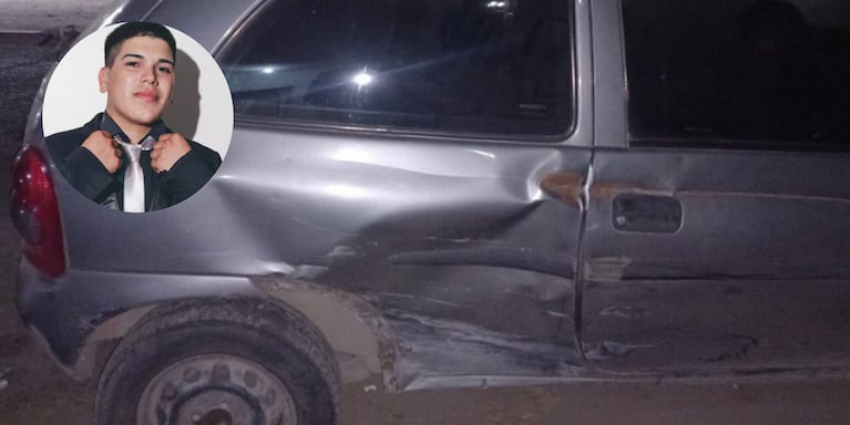 El auto con el que chocó Thiago Medina hizo una mala maniobra.