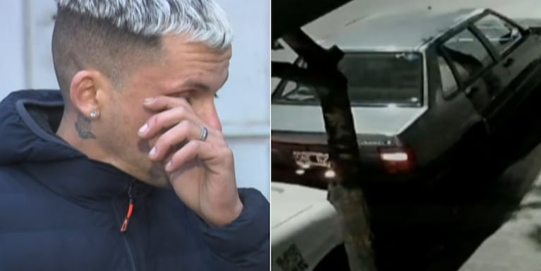 El auto fue robado durante el partido de la Selección Argentina.