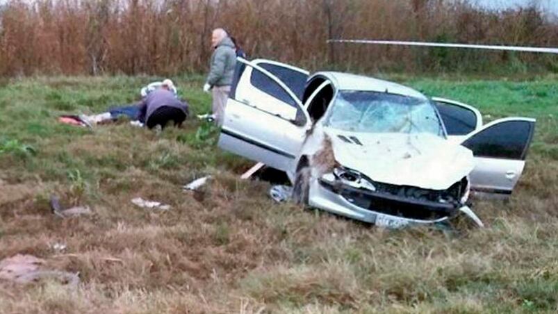 El auto perdió el control y ocasionó la tragedia.