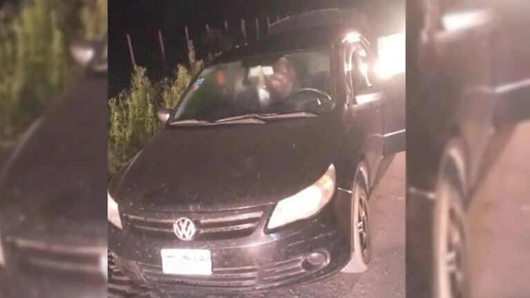 El auto secuestrado en el sur provincial.