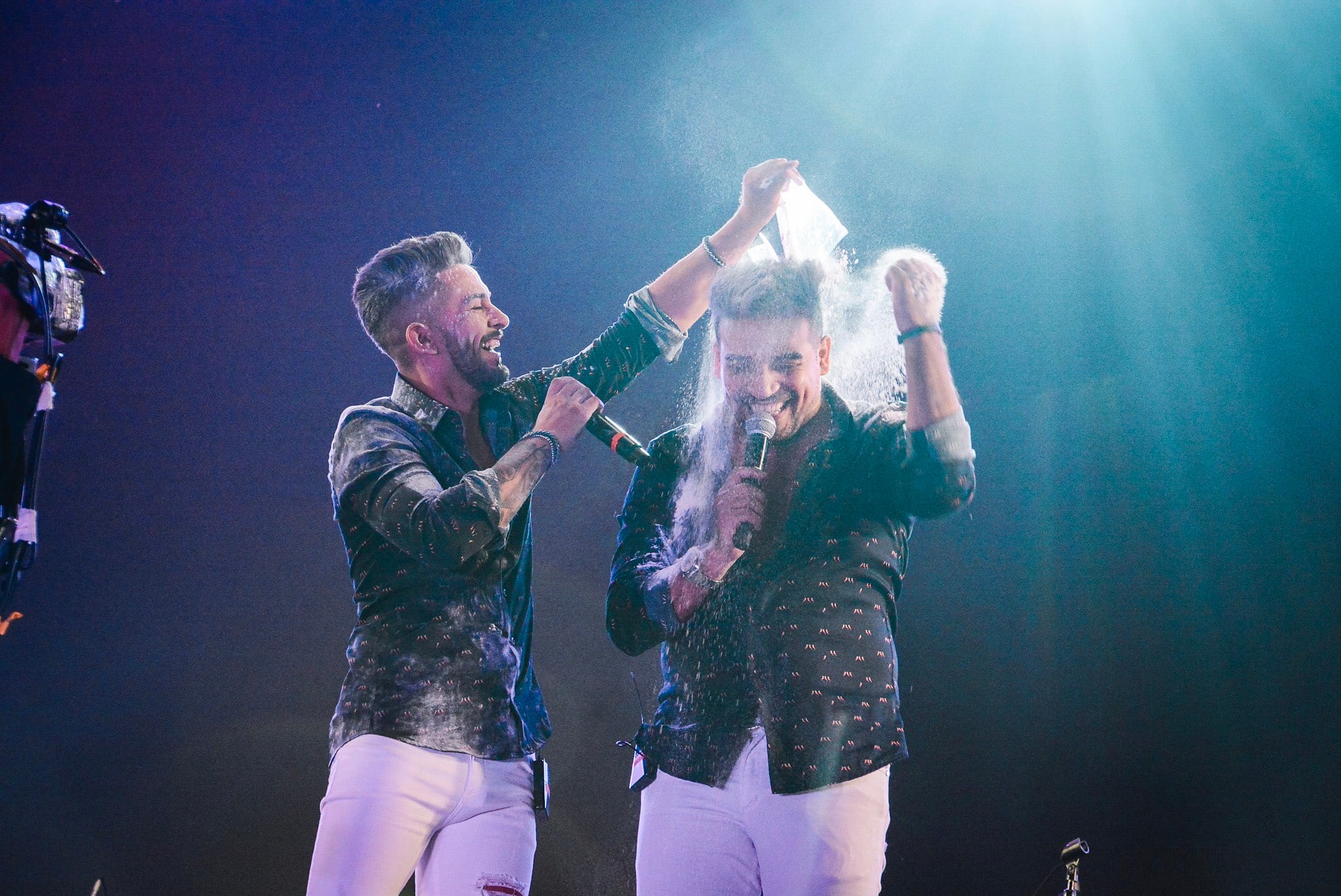 El autódromo de La Rioja festejó el carnaval con Neno y David. Foto: Juan Luna.