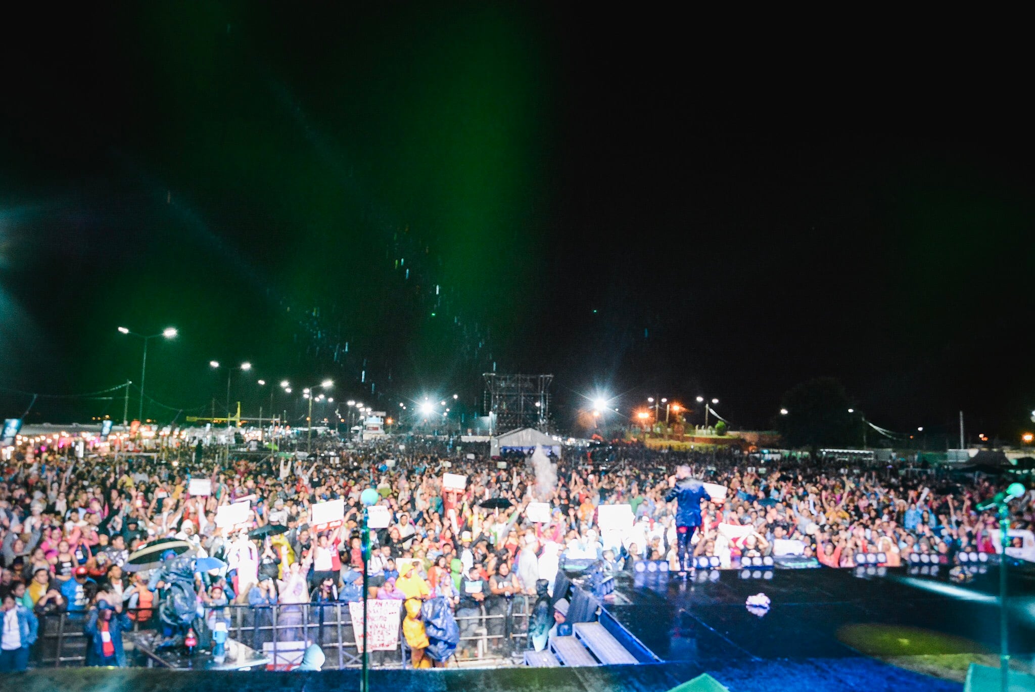 El autódromo de La Rioja festejó el carnaval con Neno y David. Foto: Juan Luna.