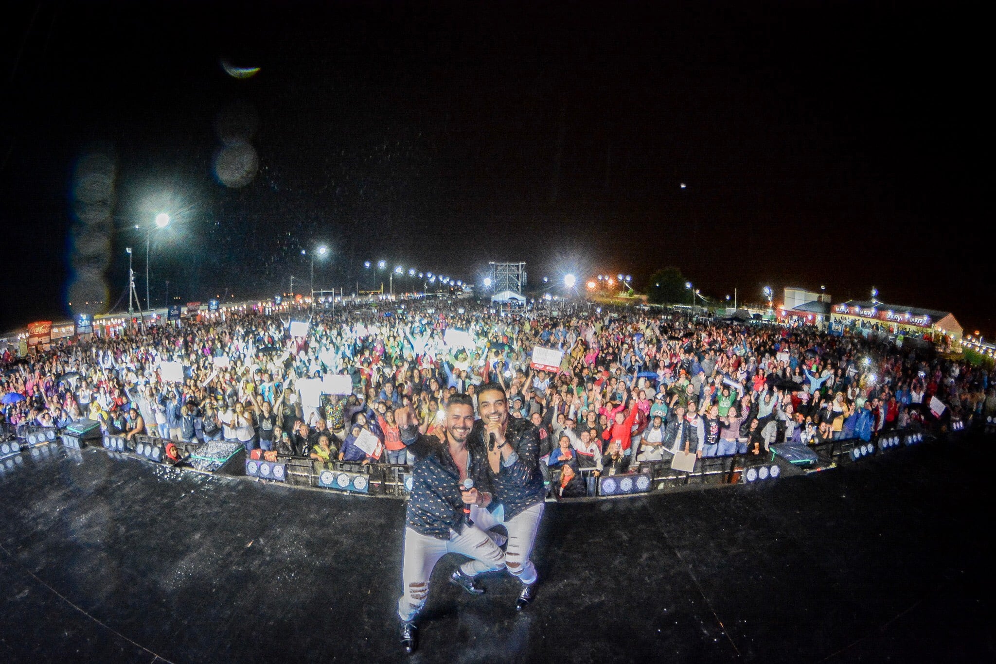 El autódromo de La Rioja festejó el carnaval con Neno y David. Foto: Juan Luna.