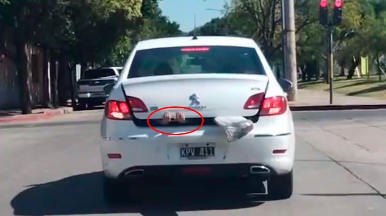 El automovilista tenía otra multa impaga.