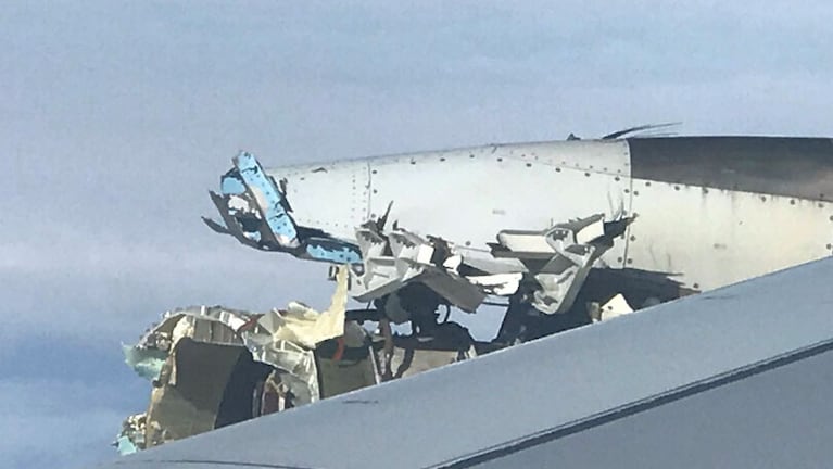 El avión de Air France aterrizó en un aeropuerto de Canadá.