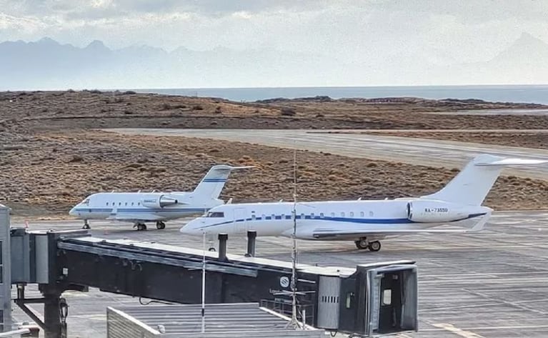 El avión ruso estuvo 24 horas en El Calafate.