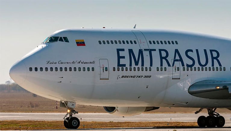El avión se encuentra en el aeropuerto de Ezeiza desde su aterrizaje, a principios de junio.