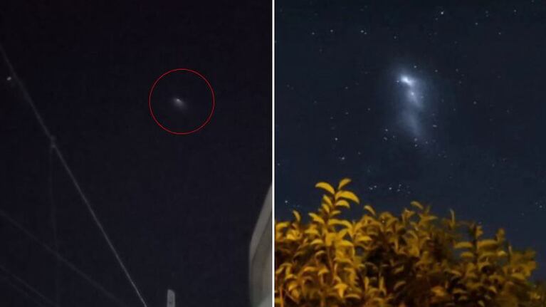 El avistaje ocurrió cerca de las 23.30.