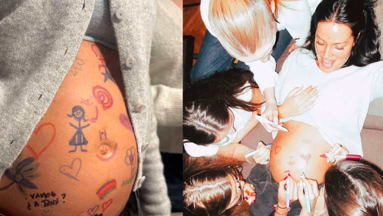 El baby shower de Oriana Sabatini