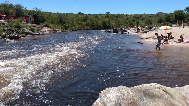 El balneario de Mayu Sumaj, uno de los más visitados por los jóvenes. (Foto: Comuna de Mayu Sumaj)