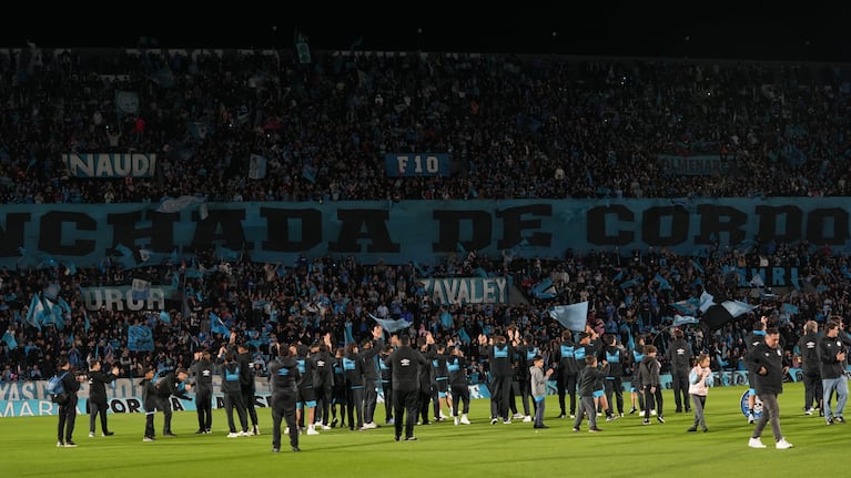 El banderazo de Belgrano previo al clásico con Talleres.