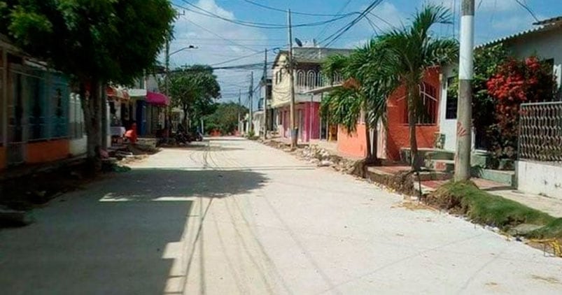 El barrio donde ocurrió la escena del crimen.