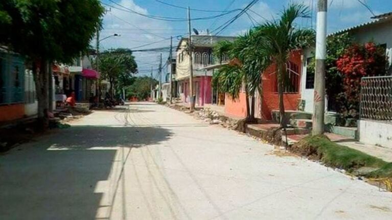 El barrio donde ocurrió la escena del crimen.