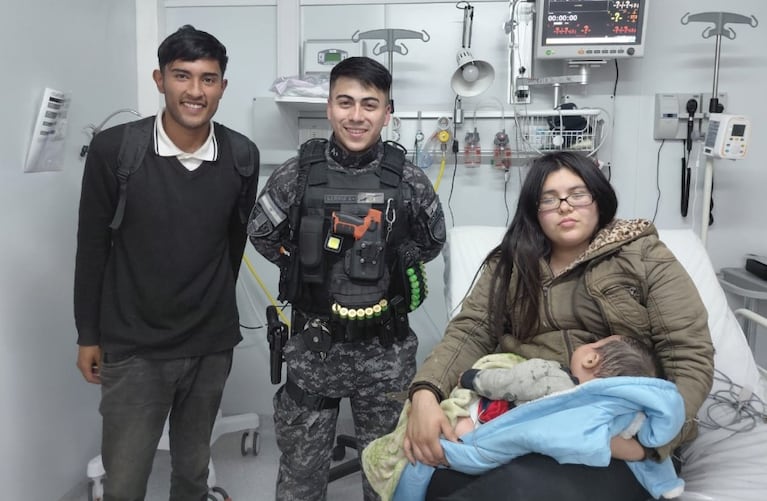 El bebé estaba inconsciente cuando llegó la Policía.