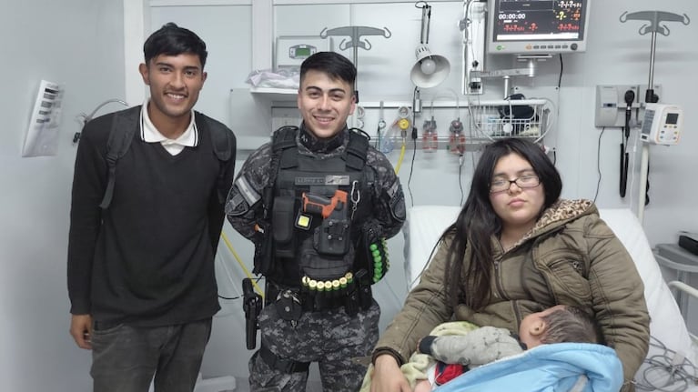 El bebé estaba inconsciente cuando llegó la Policía.