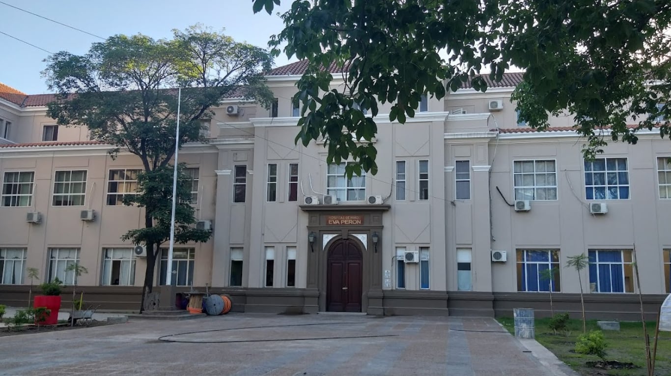 El bebé permanece internado en el Hospital de Niños Eva Perón de Catamarca. (Foto: Google Street View)