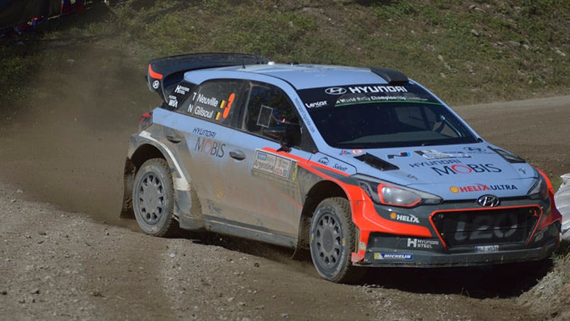 El belga Thierry Neuville fue el más rápido en Carlos Paz. Foto: Lucio Casalla / ElDoce.tv