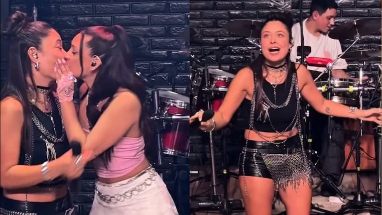 El beso entre Valentina Marquez y Aneley.