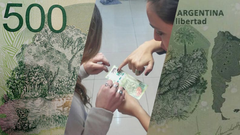 El billete trae algunas curiosidades en su diseño. 