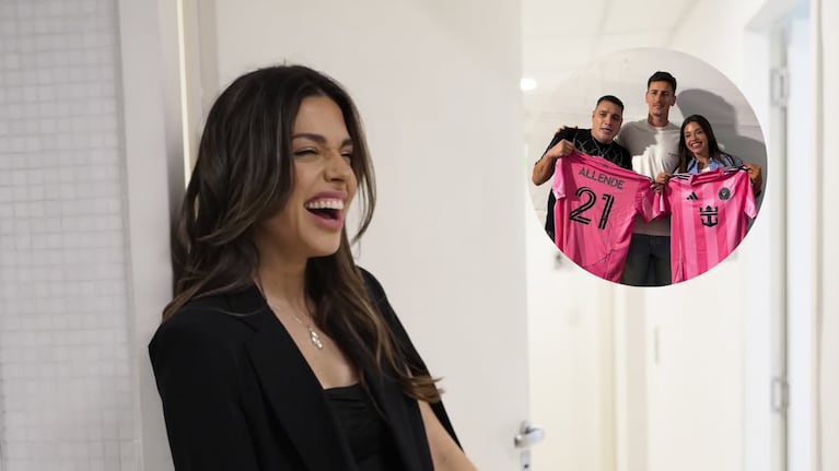 El blooper de la cantante: no reconoció a un jugador del Inter de Miami.