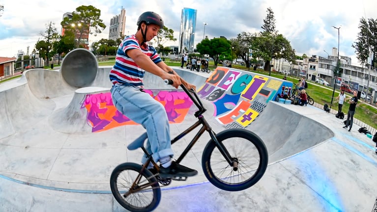 El BMX freestyle tiene sus espacios en la ciudad de Córdoba.