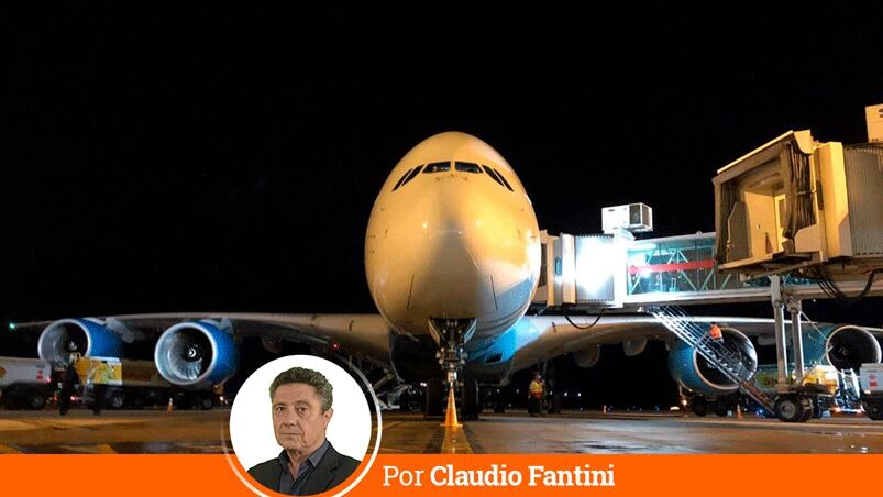 El Boeing 747 pertenece a la aerolínea iraní Mahan Air.