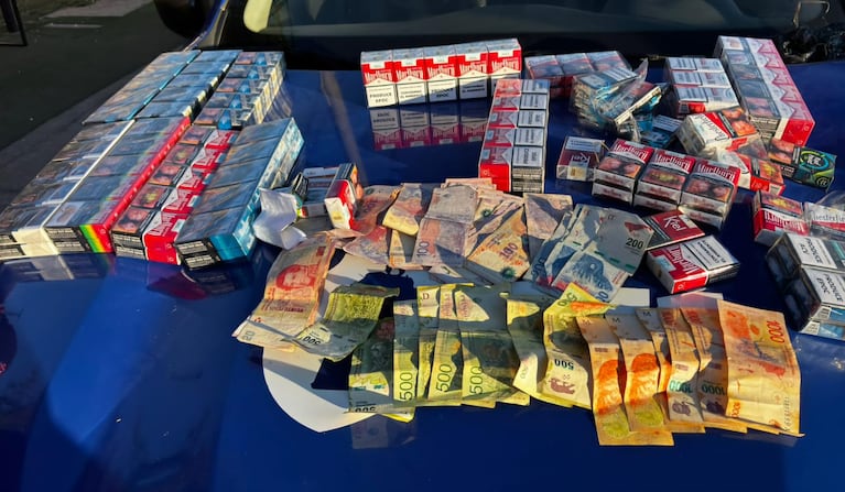 El botín recuperado por la Policía.