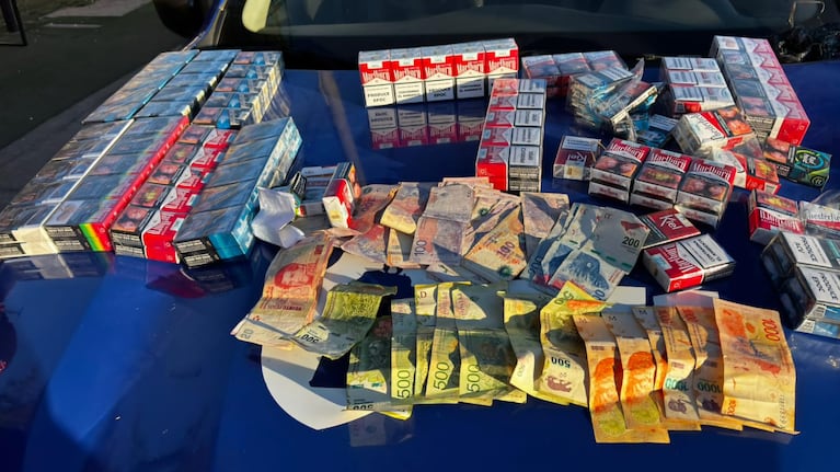 El botín recuperado por la Policía.
