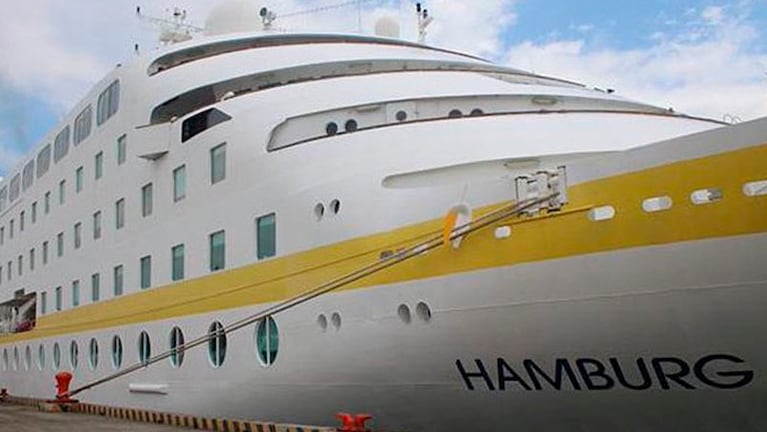 El buque "Hamburg" llegó al país el viernes pasado. 