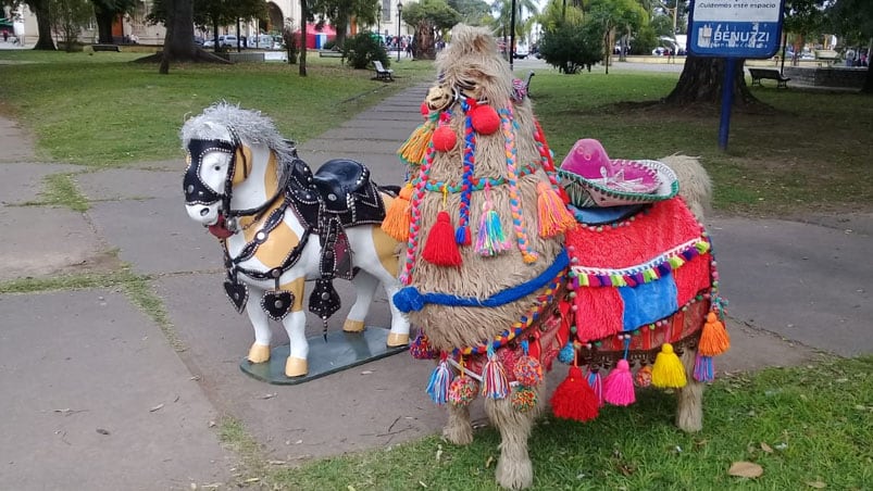 El caballo y la llama, los protagonistas de un increíble error.