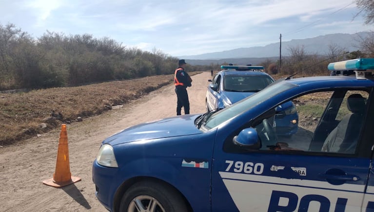 El cadáver de Aguilera fue hallado en la zona de Boca del Río, en las afueras de Las Tapias. Foto: Alejandra Medina, corresponsal de Todo Córdoba.
