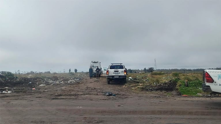 El cadáver fue encontrado en un basural de Mar del Plata. Foto: 0223.