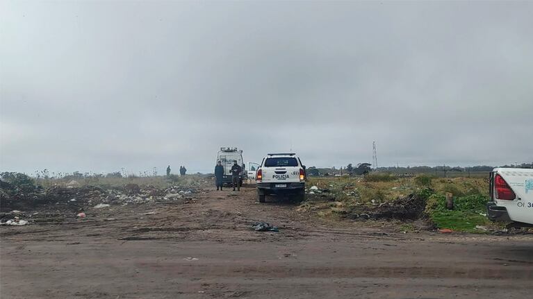El cadáver fue encontrado en un basural de Mar del Plata. Foto: 0223.