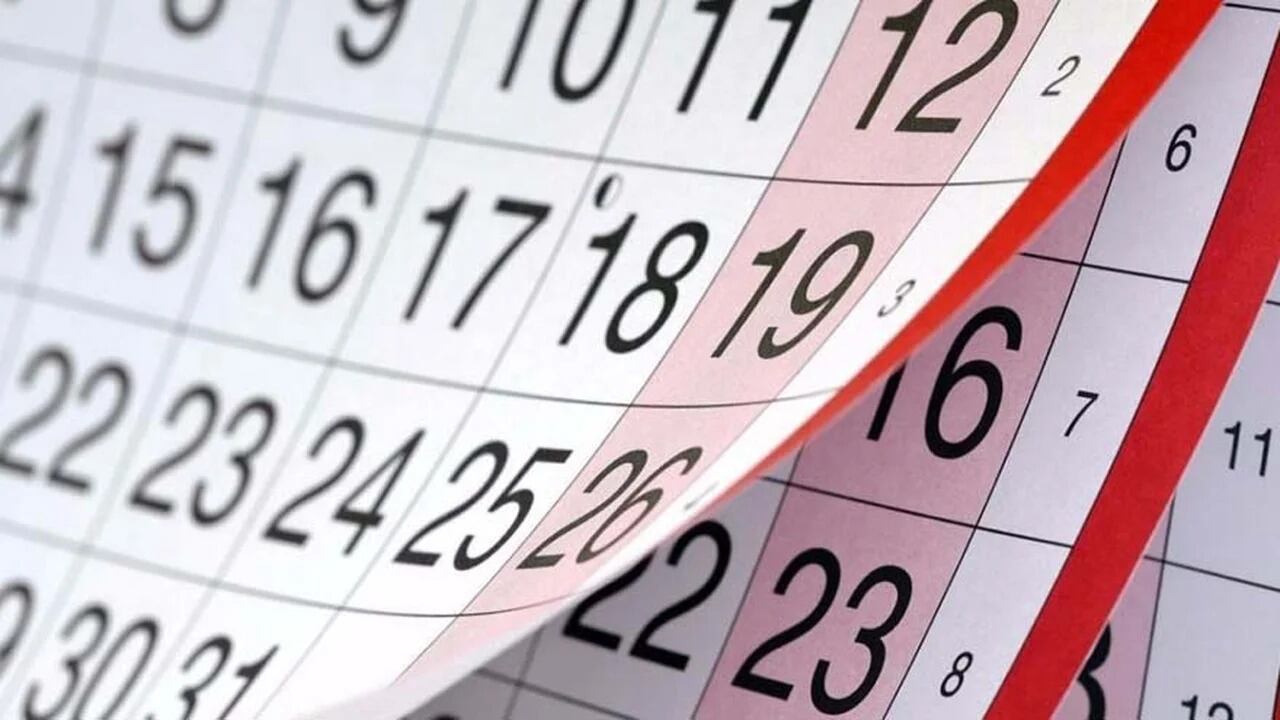 El calendario ofrece un nuevo finde largo después de algunos meses.
