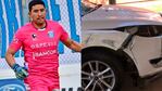 El "Cali" Rodríguez resultó ileso del choque que protagonizó.