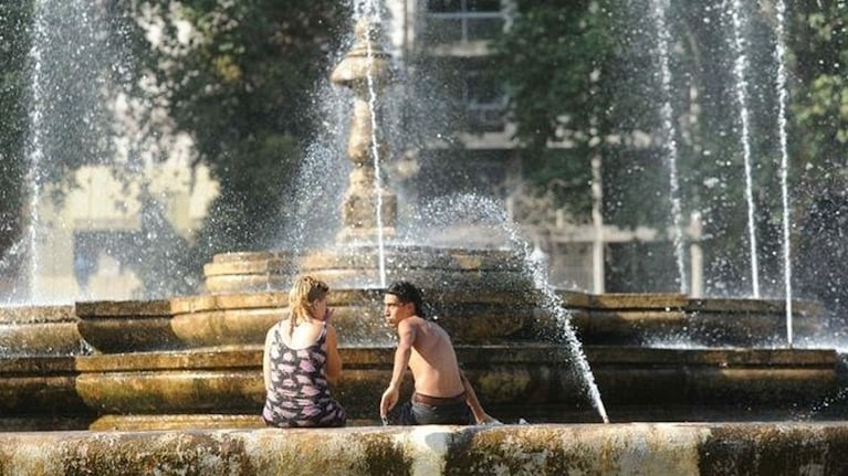 El calor se hizo sentir con fuerza en toda la provincia.