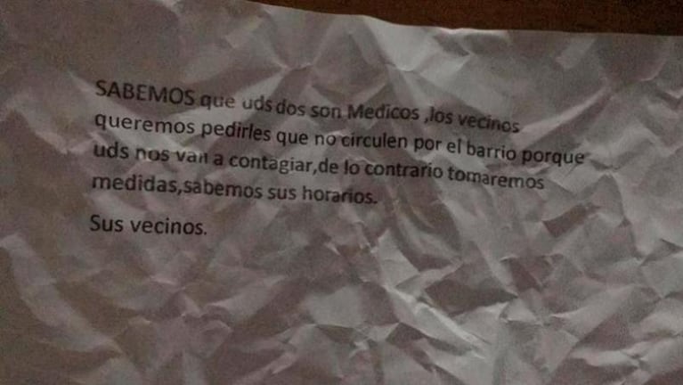 El calvario de dos médicos cordobeses amenazados de muerte: “Vivimos con miedo”